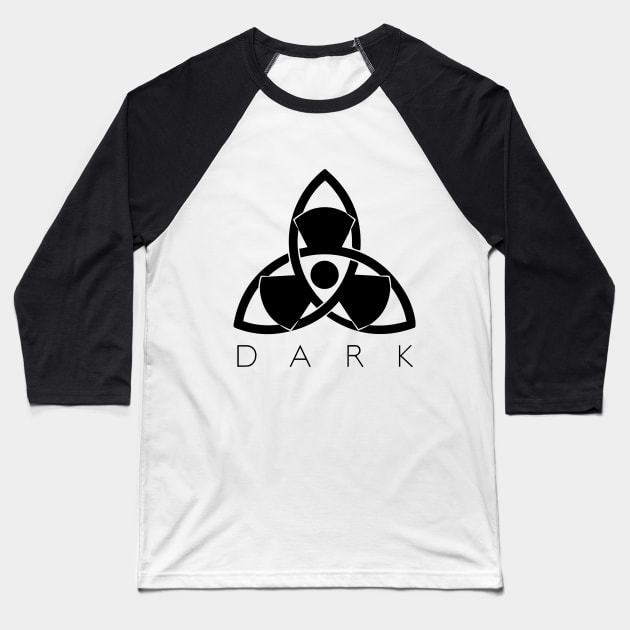 Nuclear Triskel Dark Baseball T-Shirt by Ddalyrincon